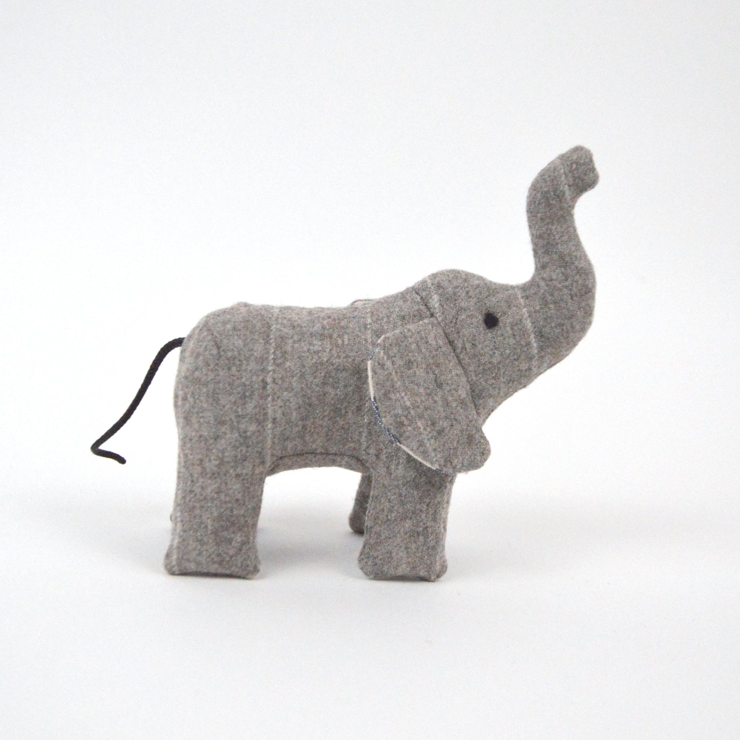 Little Grey Tweed Elephant