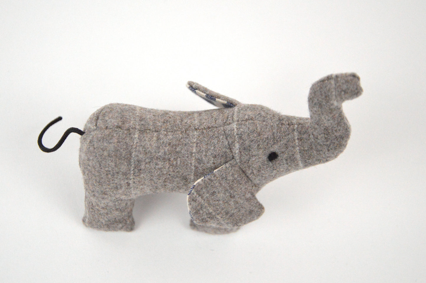 Little Grey Tweed Elephant
