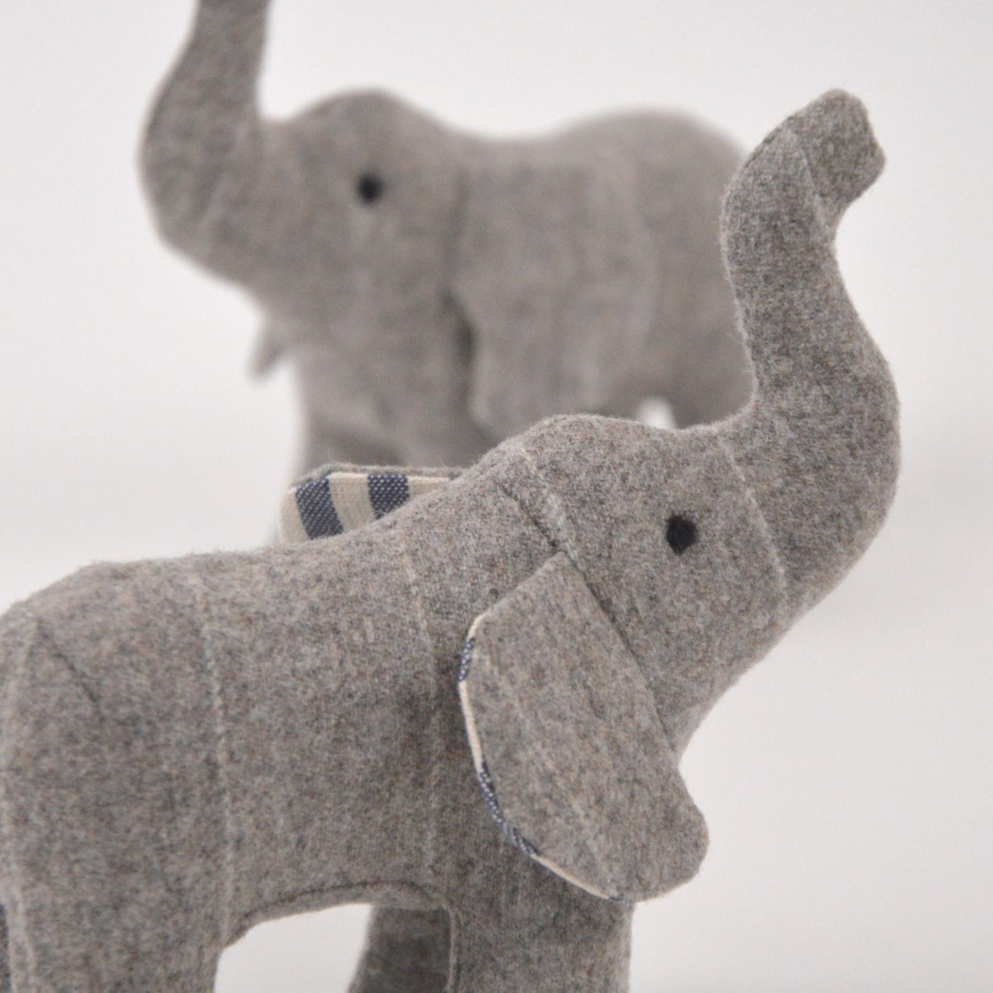 Little Grey Tweed Elephant